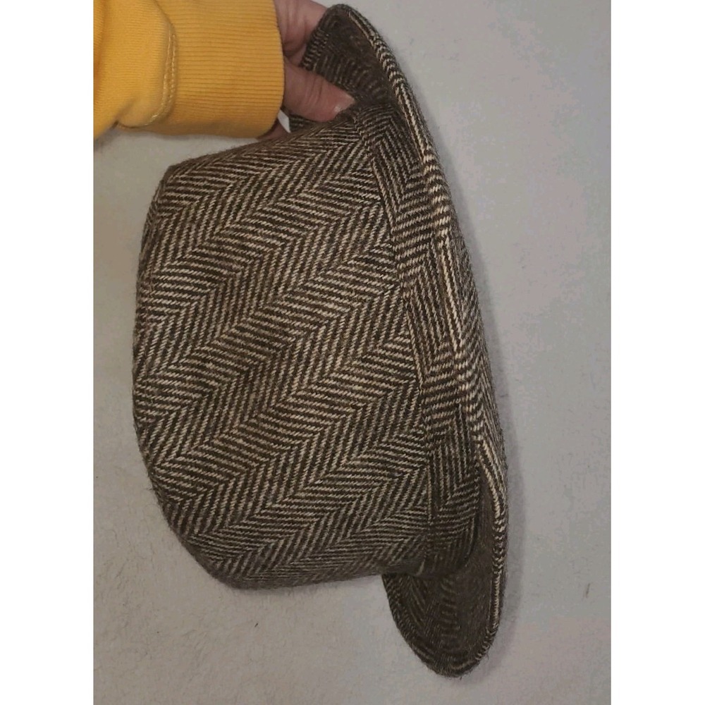 Vintage Men's BEACON HILL Hat Fedora Plaid Wool Blend Size LG (7 1/4 - 7 3/8) - Picture 9 of 15